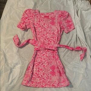 Lilly Pulitzer Pink Floral Mini Dress
